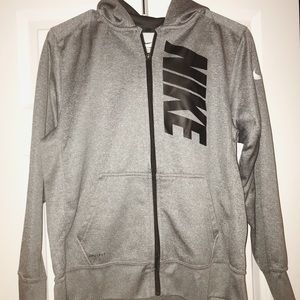 Boys XL zip up Nike sweatshirt